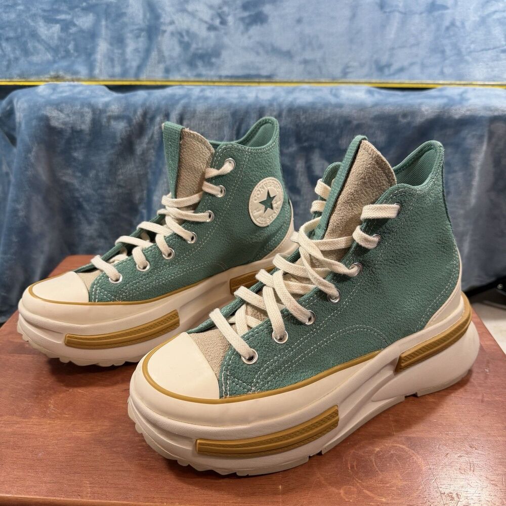 Converse Run Star Legacy CX Platform Shoes Algae Coast Green Men 6.5 Women 8 Hi
